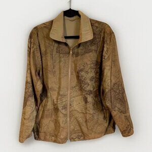 Mycra Pac Tour Jacket Small 0-P Reversible Murillo Velarde Philippine Map USA